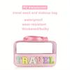 PVC Women Travel Storage Bag Waterproof Cosmetic Bag Makeup Bag Travel Organizer Bags Washbag Transparent Cosmetic Cases