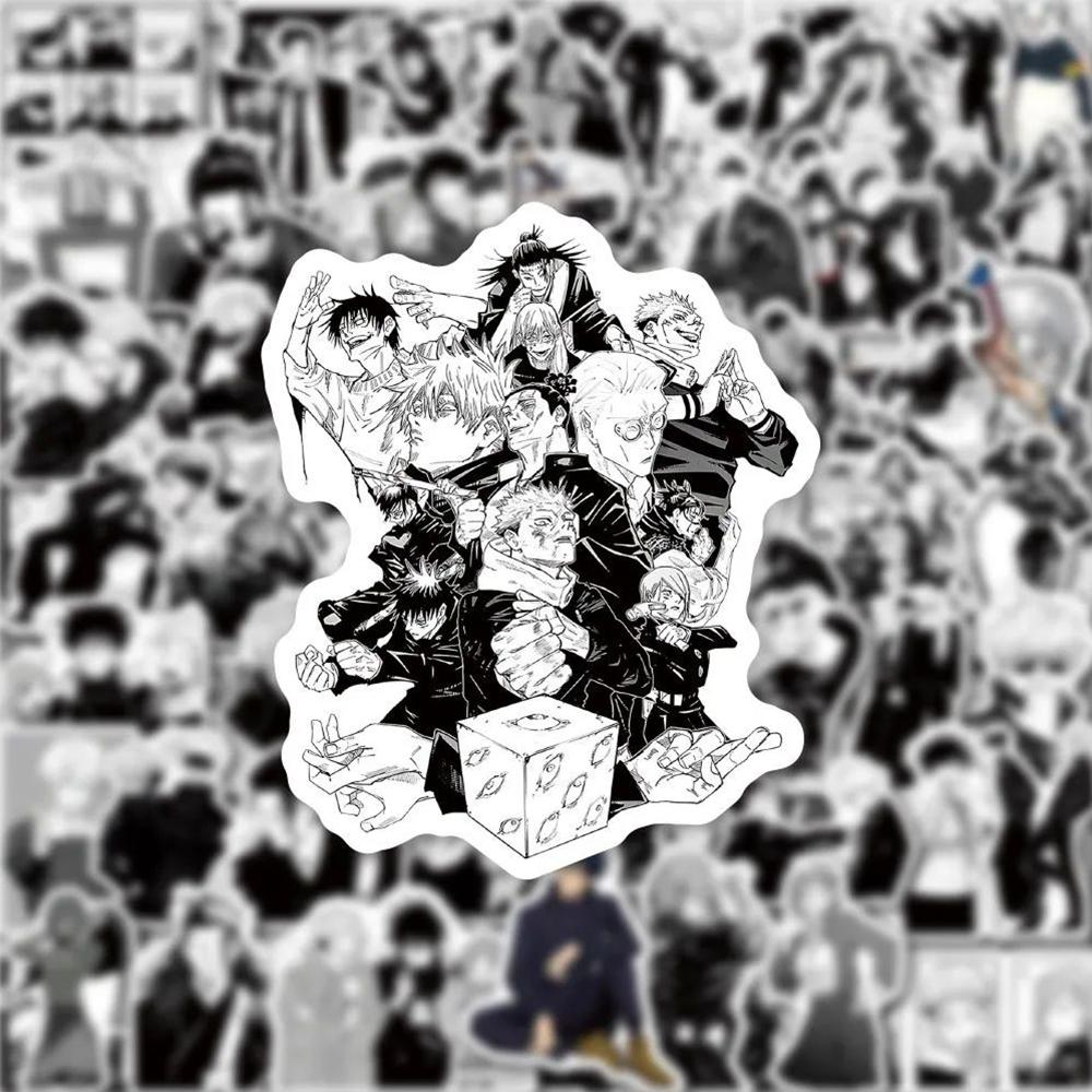 10/30/50/100pcs Jujutsu Kaisen Graffiti Stickers Anime Satoru Gojo Decals Waterproof Kids Cartoon DIY Cool Sticker Toys Gifts