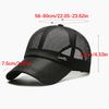 Canada Summer For Men Letter Mesh Baseball Cap Sports Sun Visor Breathable Snapback Hat Male Outdoor Stylish Simple Solid Kpop