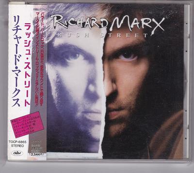 CD RICHARD MARX  Rush Street TOCP6865 CAPITOL 2022 Japan Rock Used