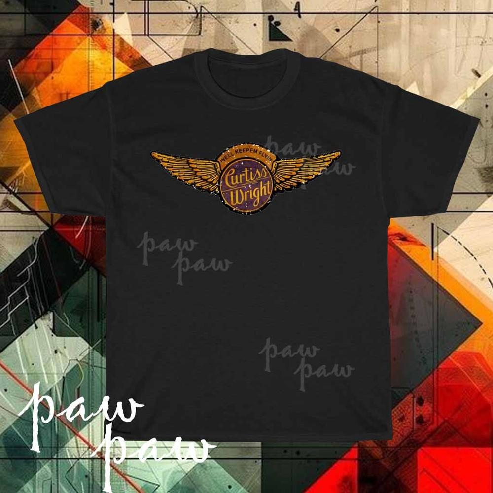 

New Curtiss Wright Logo Essential Logo Men#039;s Tshirt funny size S to 5XL Unisex T-Shirt M