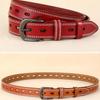 Women's Genuine Leather Hollow Pin Buckle Belt - Fashionable, Versatile, Retro Casual Waist Belt for Jeans