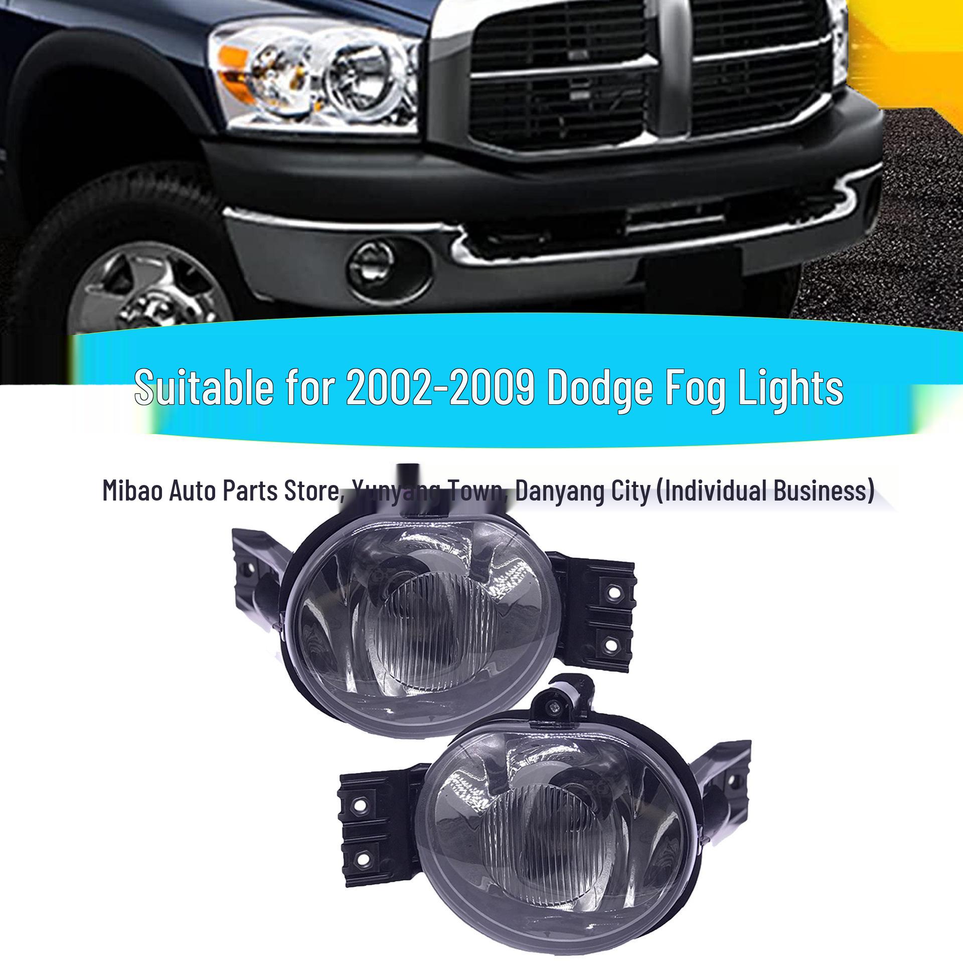 

02-09 Dodge Ram Черный Передний Противотуманный Фонарь Driver Side