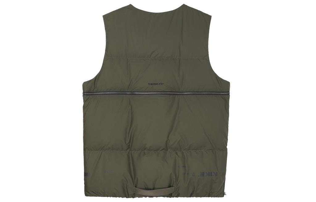 Nike Vests Men's Green Crew Neck Moderate Workwear DH1065-325