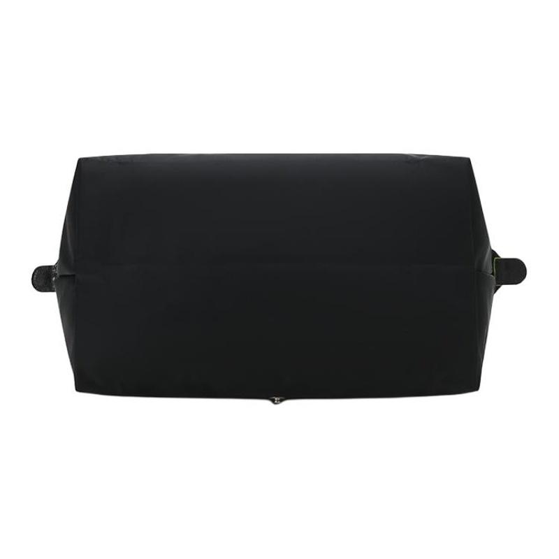 Longchamp Borsa a tracolla Le Pliage Green 28 manico lungo pieghevole tela ecologica con finiture in pelle bovina a forma di raviolo portatile media 2605919001