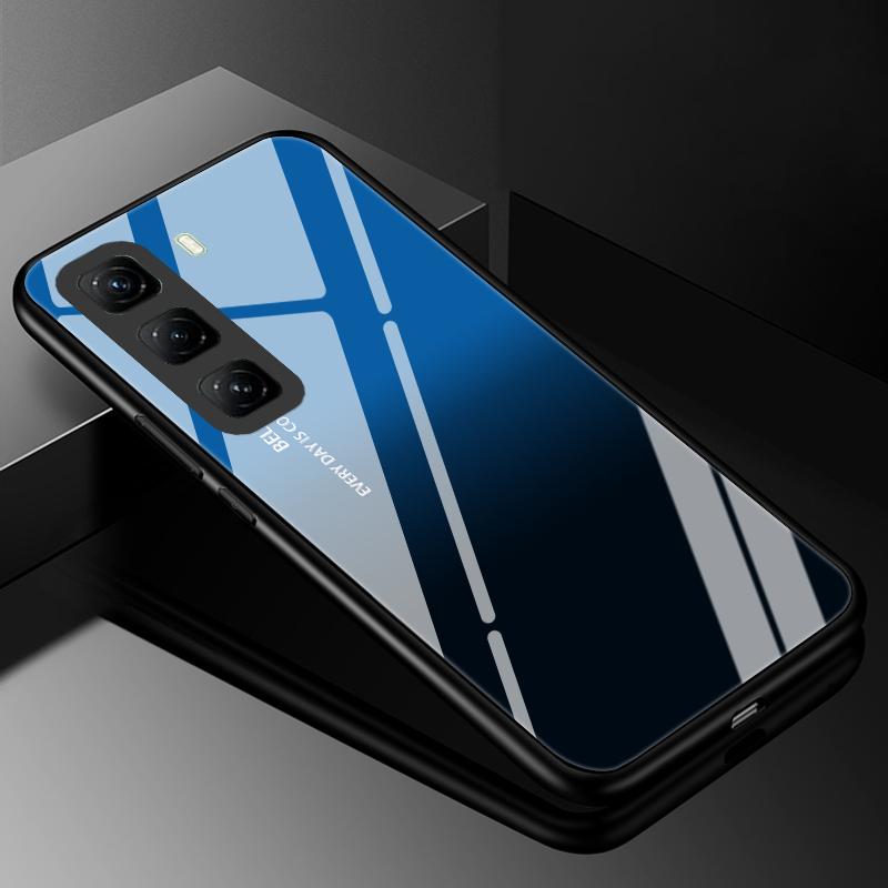 

Чехол из закаленного стекла для телефона Infinix Hot 50 Pro Plus, роскошная жесткая задняя крышка-бампер для Infinix Hot50 Pro+ 4G Capa Hot 50i 50 5G Hot 50 Pro Plus 4g