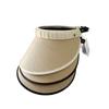 Straw Hat, Sun Protection Hat, Straw Woven Big Eaves, Hair Card, Empty Top Hat, Summer Shading Outdoor Sun Hat