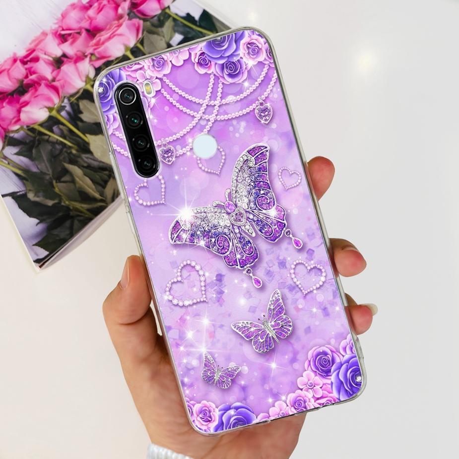For Xiaomi Redmi Note 8 Case Note 8T Luxury Painted Cover Clear Silicone Phone Case For Redmi Note 8 Pro Note8 Note8T Soft Shell