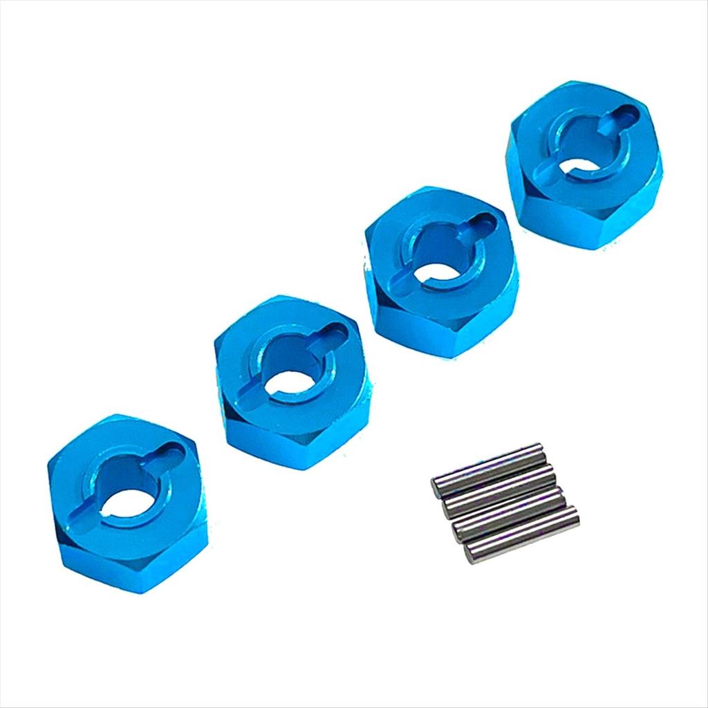 AEF2-4Pcs For MJX 1/14 1/16 14210 14303 16207 16208 Remote Control Car Accessories 12Mm Hex Connector