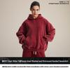 Chain Tide Menswear | 2025 Autumn/Winter Boxy Fit Ripped Distressed Hooded Sweatshirt with Plus Velvet