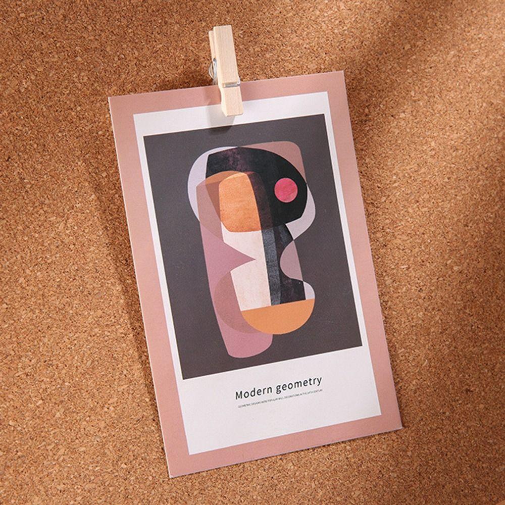 20Pcs/Box DIY Wooden Clip Push Pins Reusable Pushpins with Clips  Photo Wall Decor