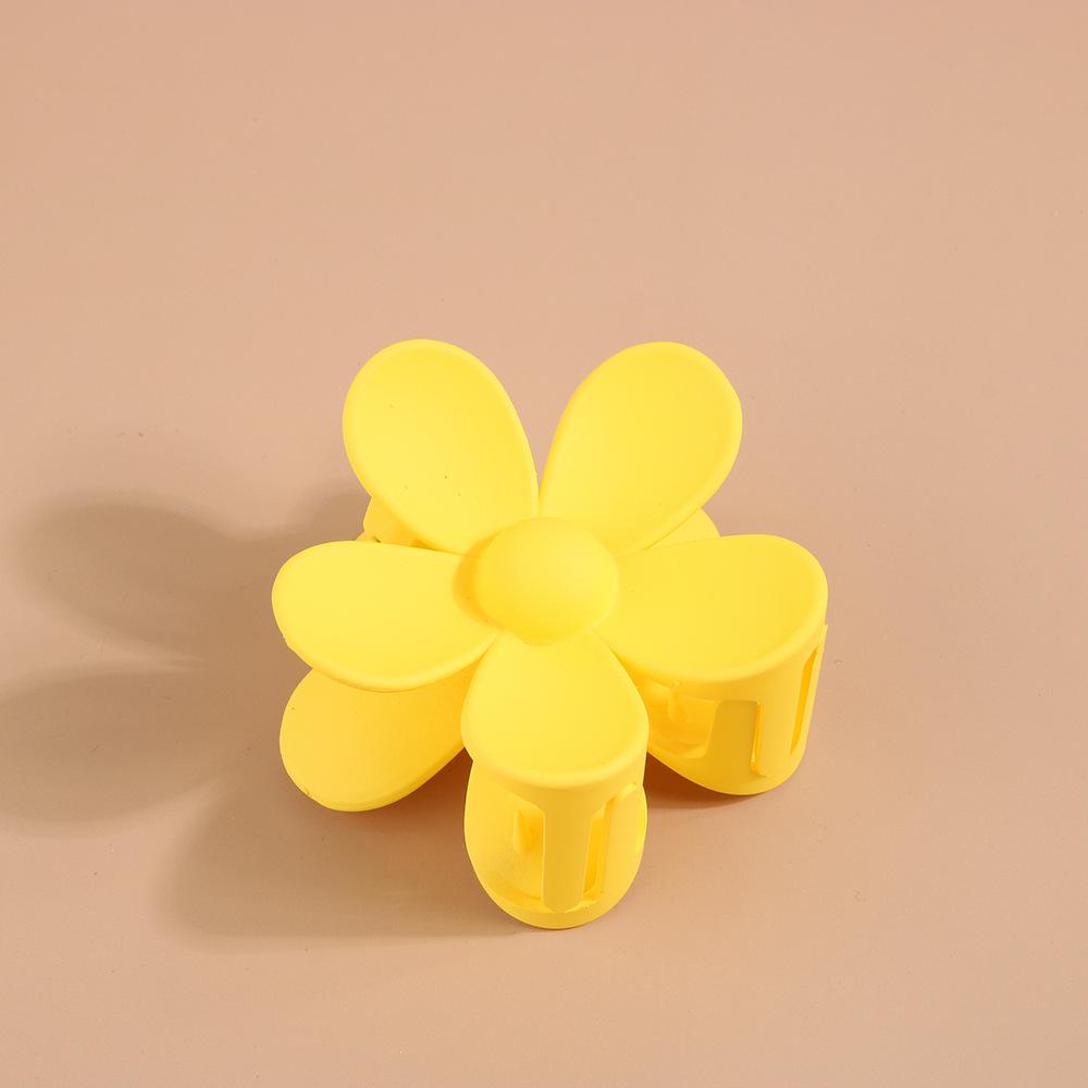 Korean Frosted Large Claw Clip - Elegant Shark Hair Accessory for Women's Updos