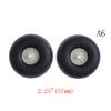 1" - 3.5" Rubber Pu Wheel With Plastic Hub For Rc Airplane Replacement Parts