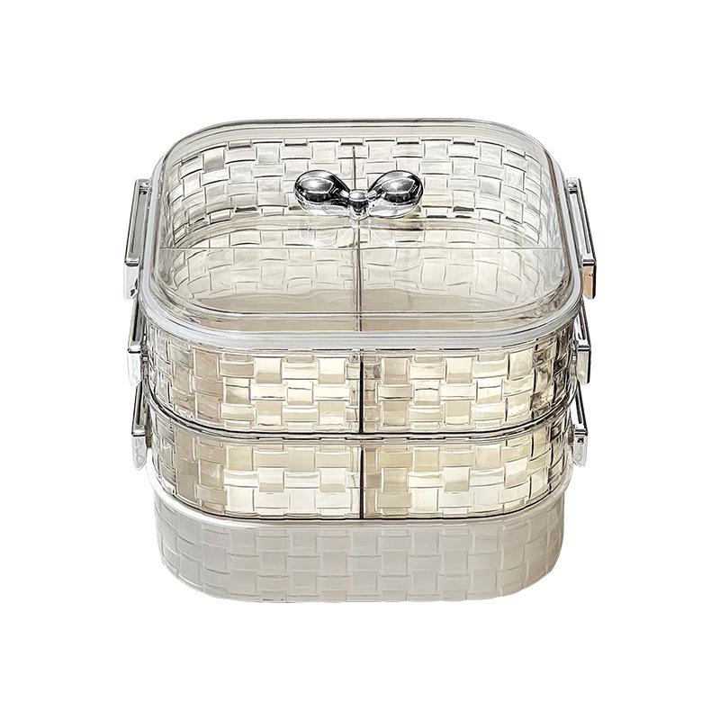 Rotating Multi-layer Nordic Fruit & Candy Box for Coffee Table