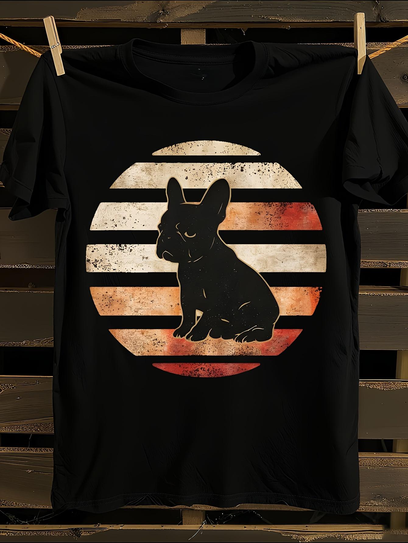 Vintage French Bulldog Graphic T-shirt XXXL