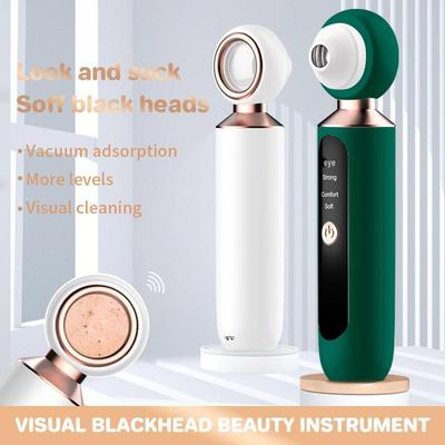 Electric Blackhead Remover with Visual Magnifying Glass for Deep Pore Cleansing
