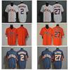 Houston Astros MLB Baseball Jersey Unisex Embroidered Sport Shirt Fans Wear
