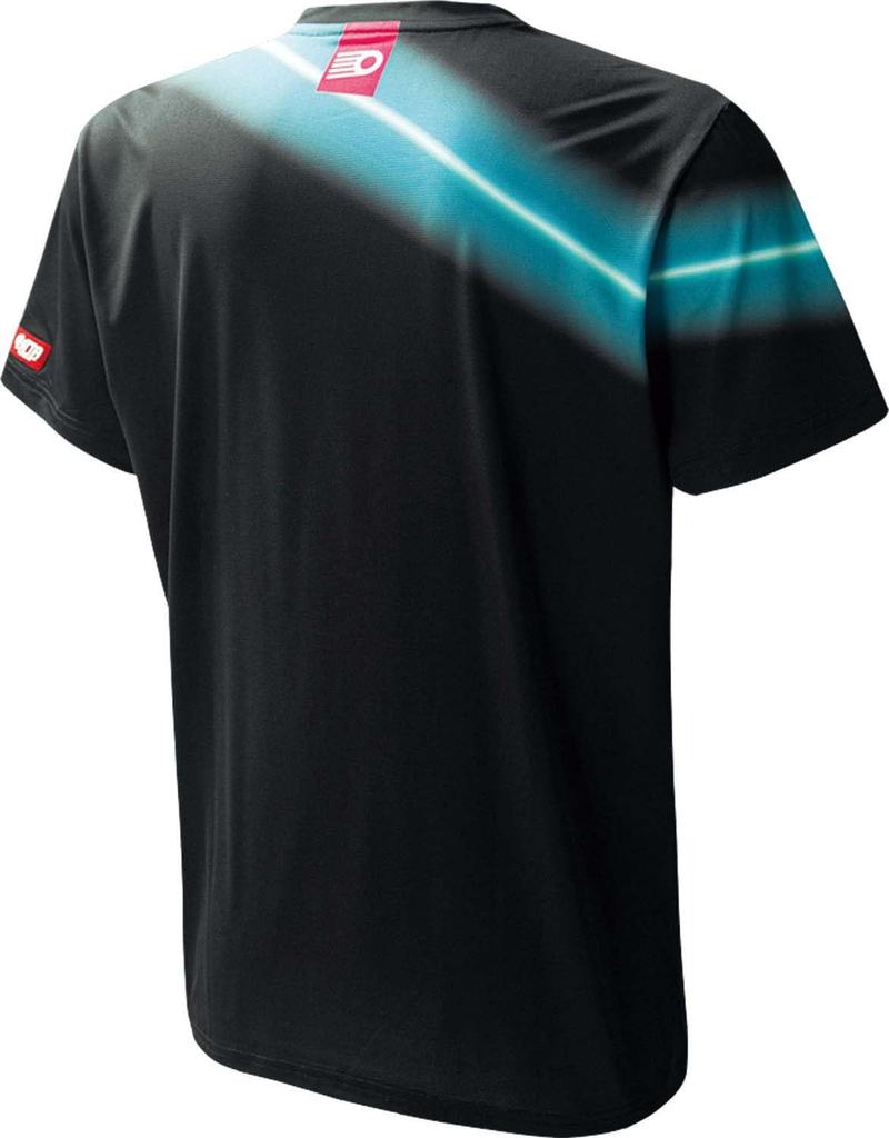 XIOM Table Tennis Beam Game Table Tennis Black GAS00007 Shirt, J.T.T.A (Japan Association) Approved, Unisex, (004), XL,