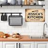 Retro 2D Flat Aluminum Wall Sign 8x12 Inch Customizable Decor for Kitchen Man Cave