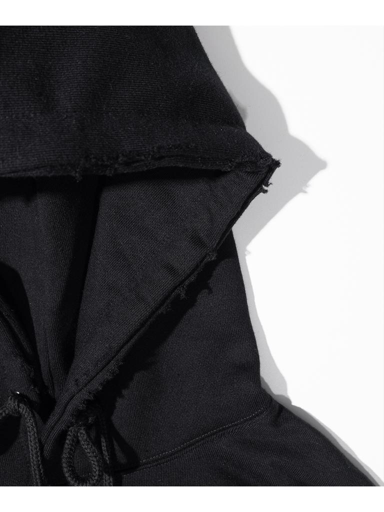 Distressed Hoodie Mfhhd005-Bk