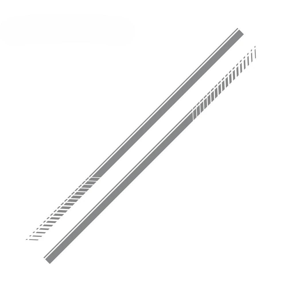 2PCS Car Door Waist Line Side Racing Stripes Decoration Stickers Auto Body Decor Vinyl Film Decals Accessories For Toyota Hiace