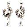 Boucles d'Oreilles Statement Homard en Acrylique Ornées de Strass Bijoux Mode Vintage Chic pour Femmes Collection 2025