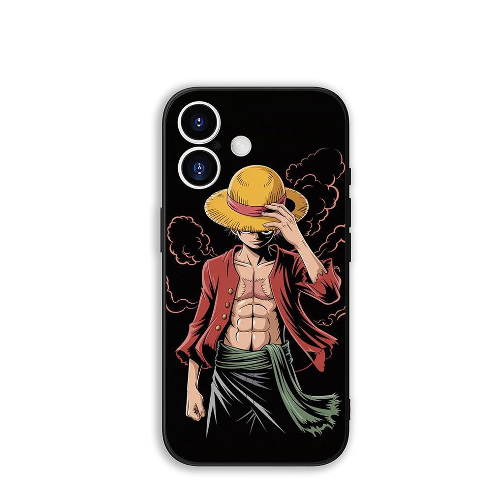 for Motorola Moto G54 G05 G24 G55 G75 G85 G15 G57 G86 Power Edge 50 30 Ultra Fusion neo Pro Case Cartoon Jinbe ONE PIECE Luffy