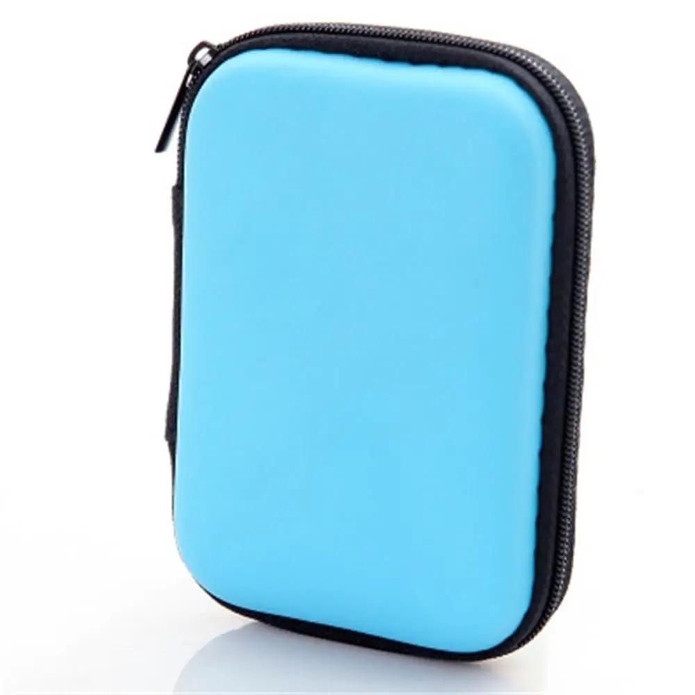Portable Small Storage Case Zipper Carrying Pouch Bag Box for Charger Earphone Headphone Date Cable Organizer Office Supplies