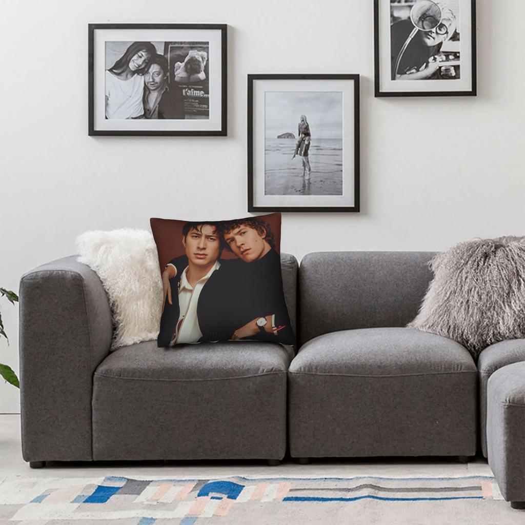 Heated Rivalry Pillow Case Connor Storrie Shane Hollander Cute Funny Pillow Cover Soft Pillowcases For Chair Sofa Home Decor