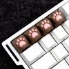 Color Resin Kitten Keycap for Mechanical Keyboards Perfectly Gift for Gamers and Keyboards Customizers