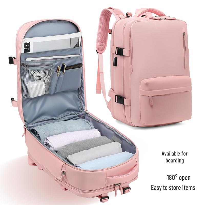 Girls' Extra Large Multifunctional Backpack with Wet/Dry Separation - Nylon, Waterproof, Ideal for Short Trips & School