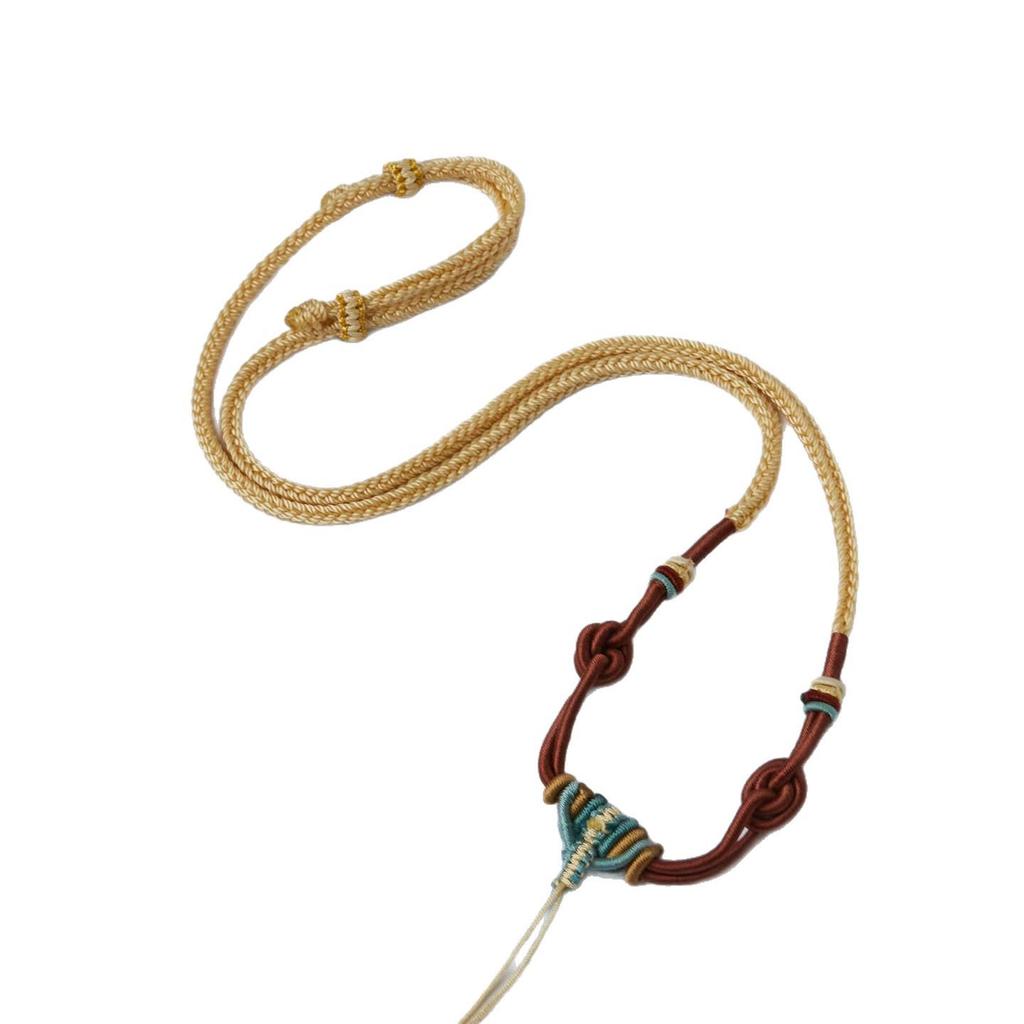 Premium Handmade Adjustable Eight-Strand Braided Rope Necklace