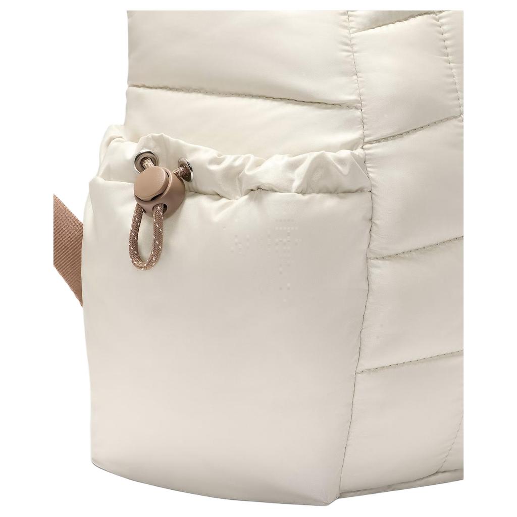 Nike 9L Sportswear Puffle Fashion Versatile Nylon Mini Backpack Women Backpack Off-White HQ6693-072