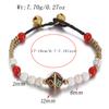Ethnic Nature Stone Nepal Copper Beads Bracelet Women Men Vintage Tibetan Buddhist Mantra Hand Prayer Wheel Bracelets Zircon