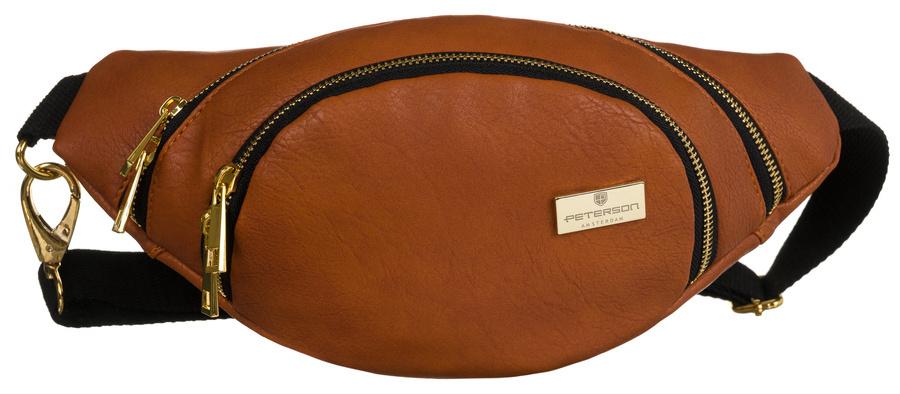 Classic women's hip bag made of eco-friendly material - Peterson