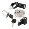 Helmet Lock, Ignition Lock, Lock + Key Set, Motorcycle Ignition Lock, ABS + Aluminum