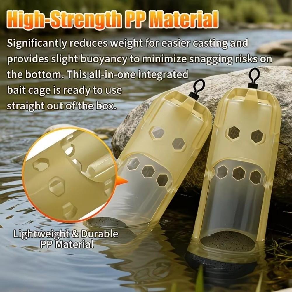 Holes Design Method Feeder 30-60g Weight Window Style Feeder Carp Fishing Bait Cage Tackle