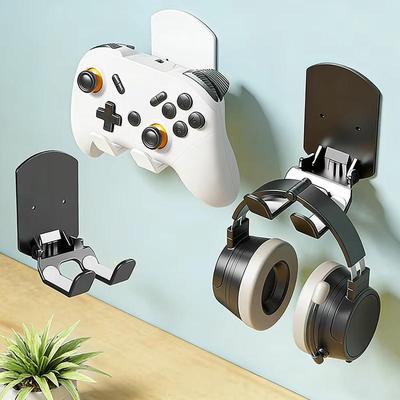 Foldable Cable Organizer With Sticky Pad, Wall Mount Cord Holder Clips For Desk Management, Space Saving Rack For Office Home