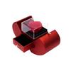 Creative Rose Jewelry Box with Drawer and Transparent Cover Gift Box with Gift Bag for Storage and Display of Rings Earrings and Small Accessories