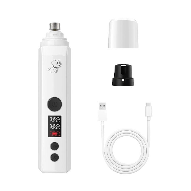 USB Rechargeable Pet Nail Trimmer Low Noise Electric Nail Grinder for Easy Nail Trimming and Pet Grooming Accessories 1