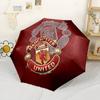 Manchester Compact Travel Automatic Umbrella with 8-Rib Foldable Design All-Season Umbrella for Travel Fashionable Perfect Birthday Christmas Gift Ide