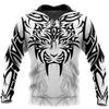 Spring and Autumn Men's Wolf Animal Pattern 3D Printing Hoodie Harajuku Fashion Hooded Sweatshirt Unisex Casual Pullover 01