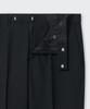 MUSINSA STANDARD [Cooltandard] Semi-Wide Hidden Elastic Waist Slacks [Black]