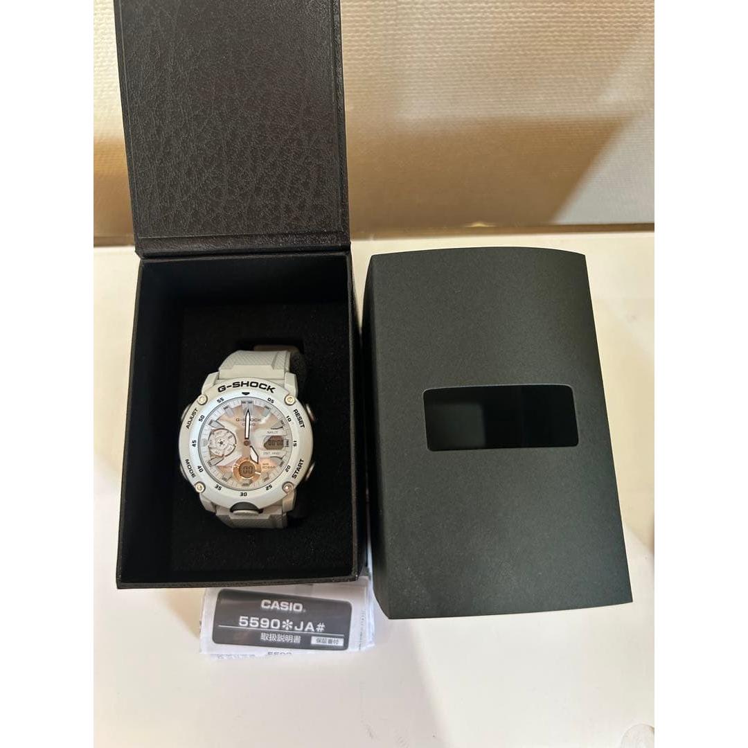 Used [Warranty included/Good condition] G-SHOCK CASIO white watch GA-2000