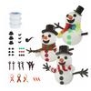 Build A Snowman Kit Air Dry Clay Snowman Christmas Crafts for Kids Ages 4-12 Fun Modeling Clay Snowman DIY Kit for Holiday Party Decor