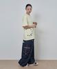 Lujeoseukeulleob Circle Star Logo Short Sleeve T-Shirt Yellow