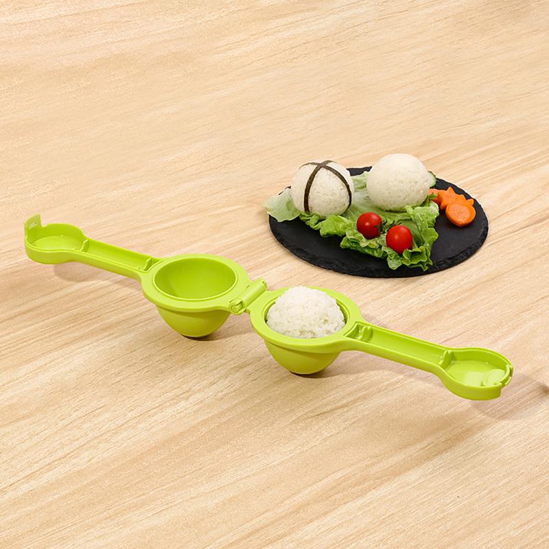 Rice Baller Ball Shaped Creativity Diy Sushi Tool Onigiri Mold Onigiri Mold Shake Molds Diy Sushi Tool For Children Home Kitchen