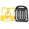 7-Piece Unidirectional Dual-Use Chrome Vanadium Steel Torx Wrench Set (8-19mm)