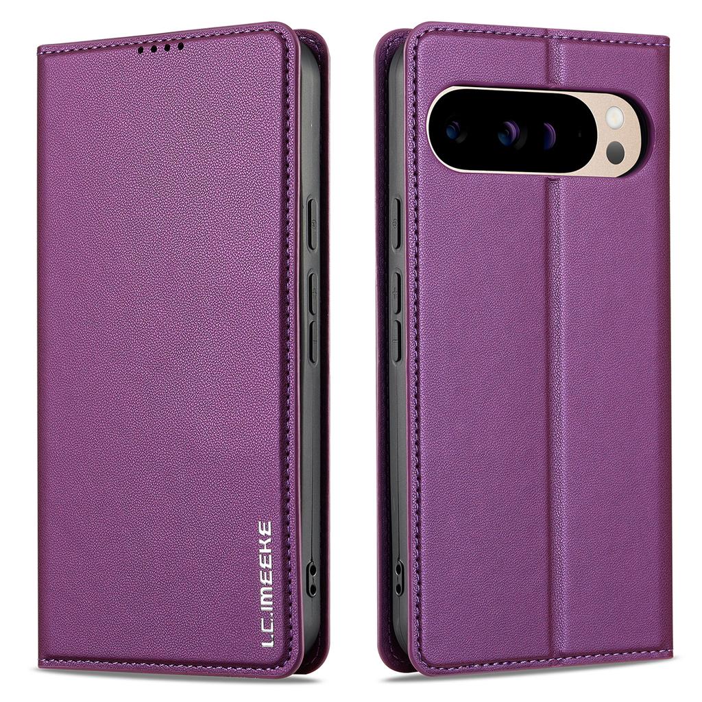 LC.IMEEKE L1 Series for Google Pixel 10/Pixel 10 Pro Case PU Leather Wallet Stand Protective Phone Cover