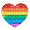 Sensory Toy Rainbow Apple Ice Cream Squeeze Toy Cute Kids Fidget Toy Slow Rising Stress Relief Toy for Autism Anxiety Reliever
